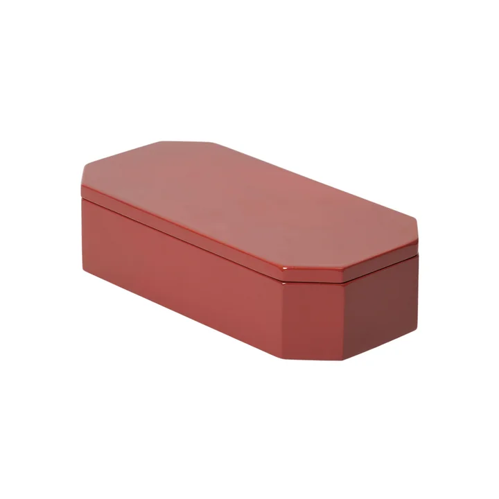 Ferm Living - Nova Opbergdoos, 20 x 10 cm, picante red