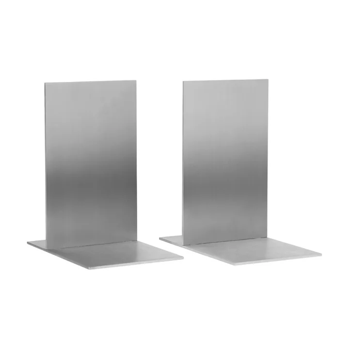 Ferm Living - Lager boekensteun, aluminium (set van 2)