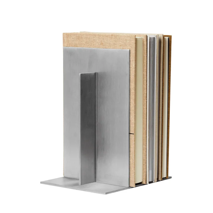 Ferm Living - Lager boekensteun, aluminium