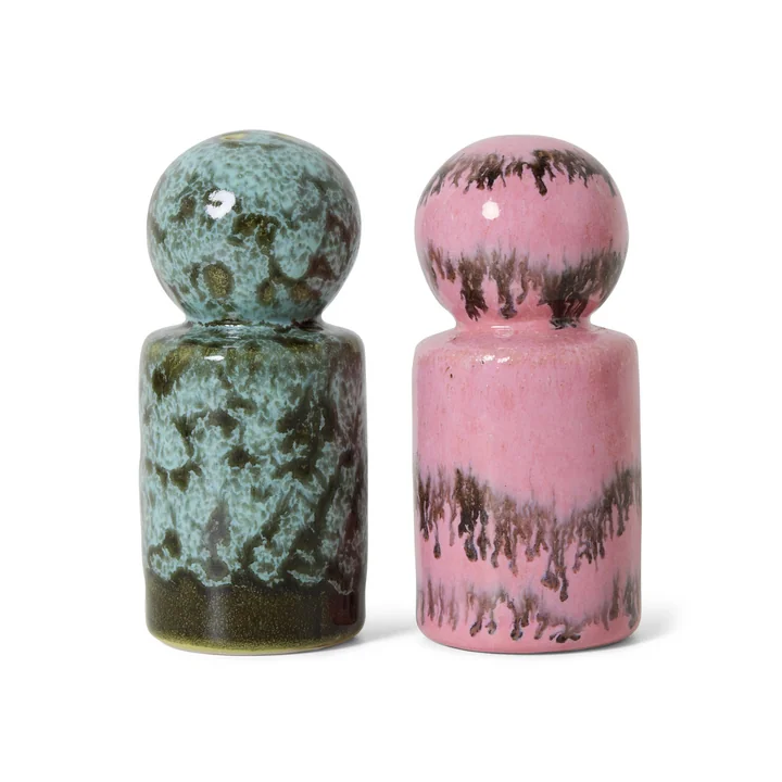 HKliving - 70's Peper- en zoutstel, baroque