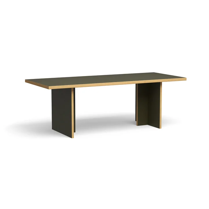 HKliving - Rechthoekige eettafel, 220 cm, bos
