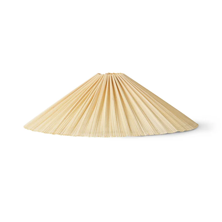 HKliving - Geplooide lampenkap, Ø 44 cm, ivoor