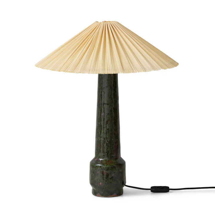 HKliving - Geplooide lampenkap, Ø 44 cm, ivoor