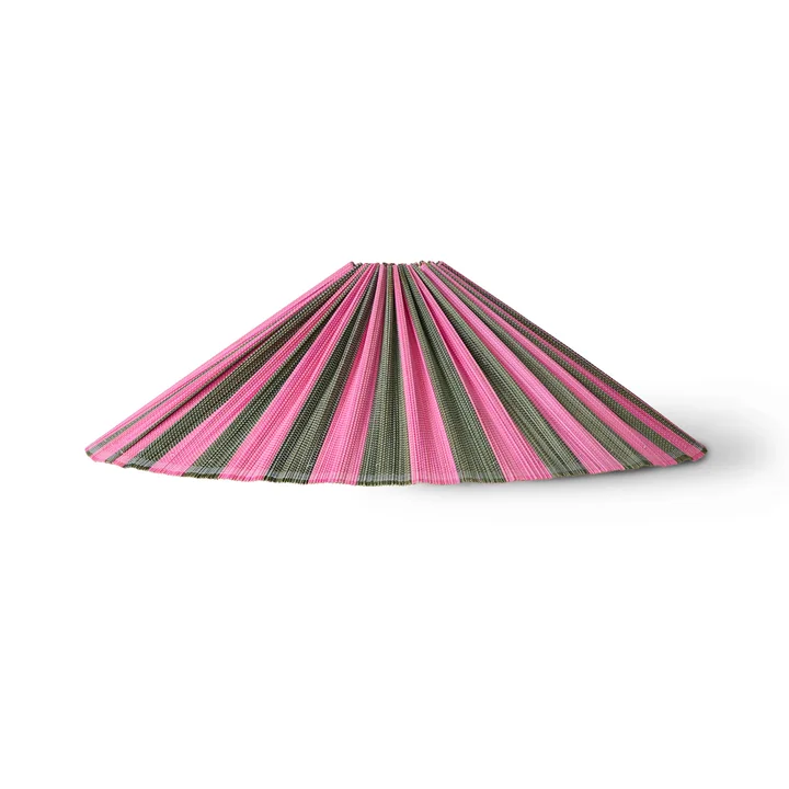 HKliving - Geplooide lampenkap, Ø 44 cm, camelia