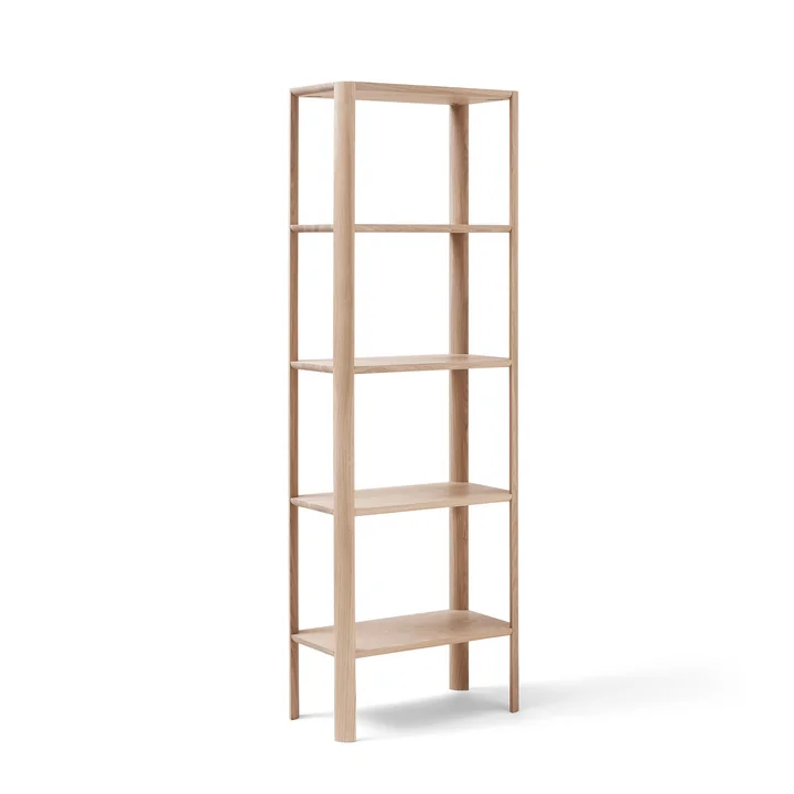 Form & Refine - Leaf plank, 0,5 x 5, wit geolied eiken