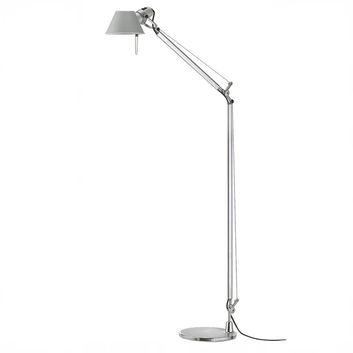 Artemide - Tolomeo Lettura leeslampje, Ø 18 cm, aluminium zilver
