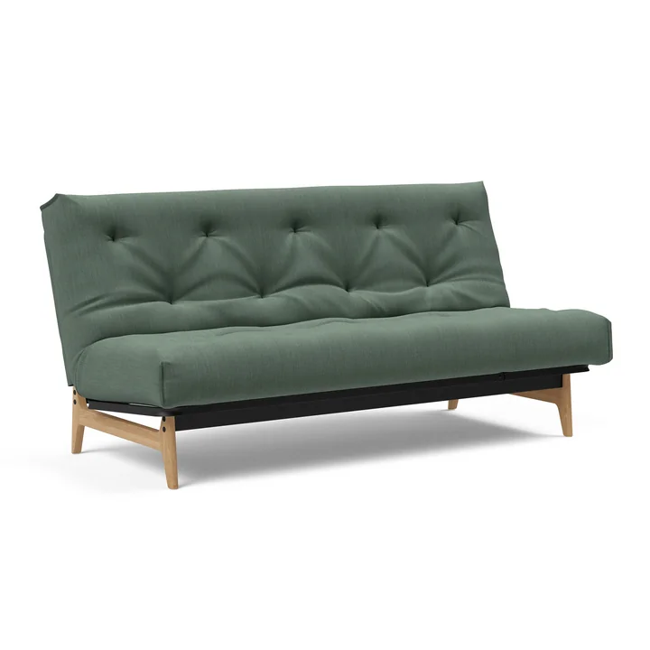 Innovation Living - Aslak 140 slaapbank, 200 x 81 cm, groen (518 Elegance Green )