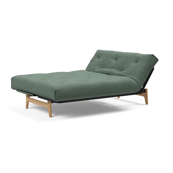 Innovation Living - Aslak 140 slaapbank, 200 x 81 cm, groen (518 Elegance Green )