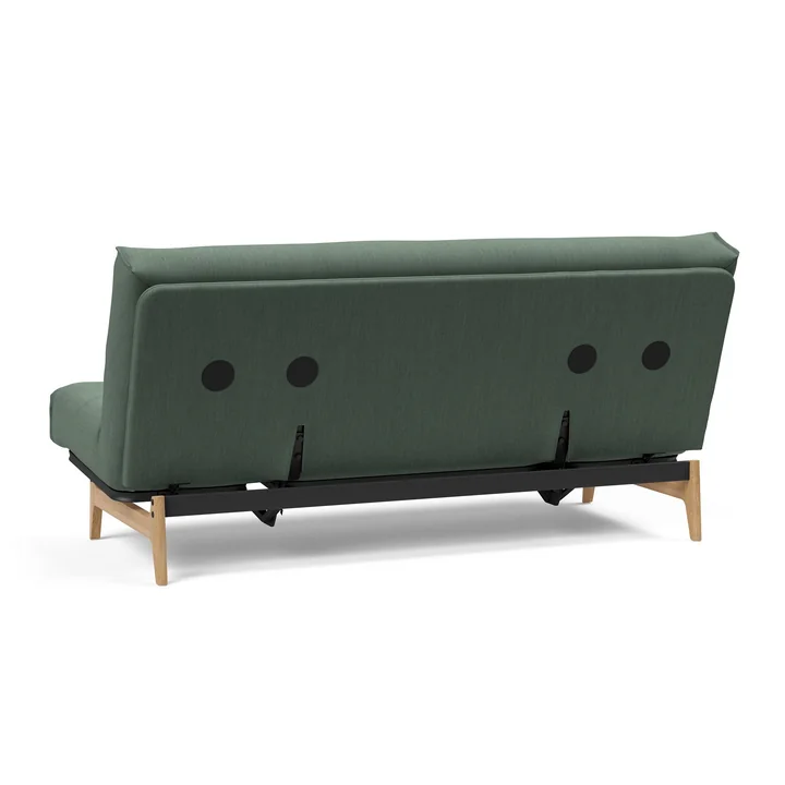 Innovation Living - Aslak 140 slaapbank, 200 x 81 cm, groen (518 Elegance Green )