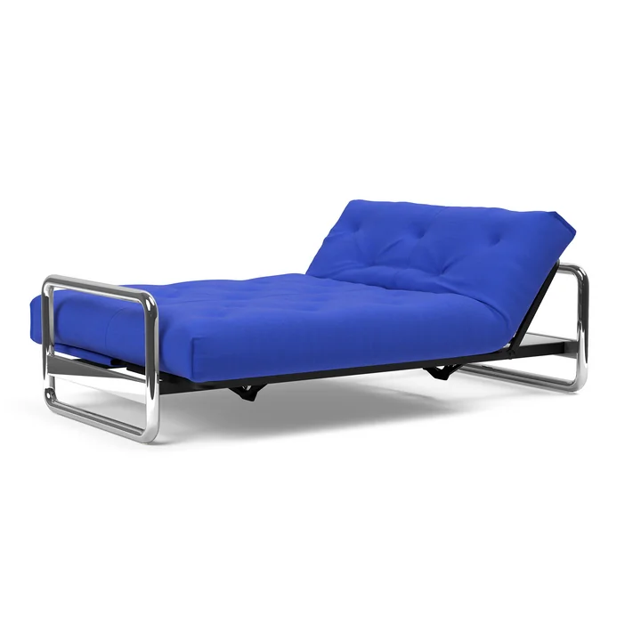 Innovation Living - Lomira Classic Slaapbank, incl. Nordic matras, 140 x 200 cm (512 Elegance Ultramarine)