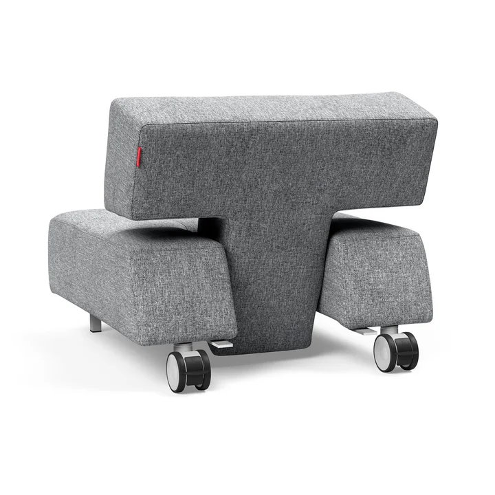 Innovation Living - Long Horn Deluxe Excess Fauteuil, grijs (565 Twist Granite)