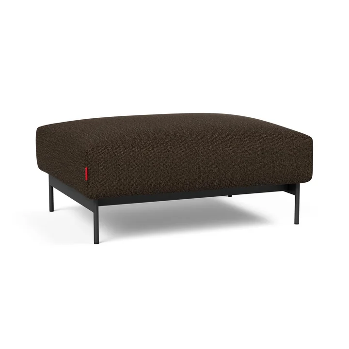 Innovation Living - Malloy Ottoman, bruin / zwart (358 Taura Chocco )