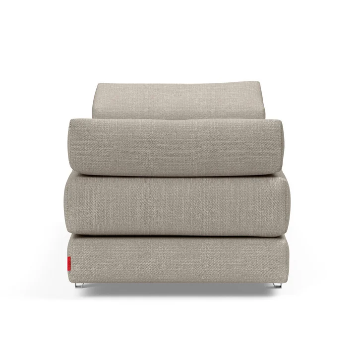 Innovation Living - Sigmund aluminium slaapbank, 200 x 84 cm, naturel (579 Kenya Gravel )