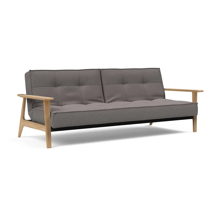 Innovation Living - Splitback Frej slaapbank, 232 x 99 cm, grijs (521 Mixed Dance )