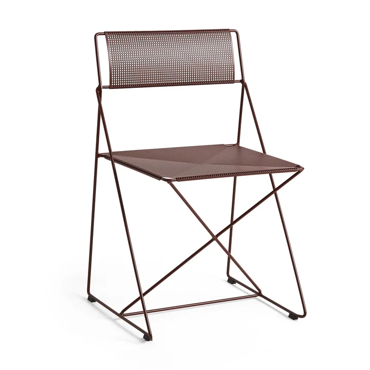 X-Line stoel, Outdoor, ijzerrood, AE919-E679 van HAY