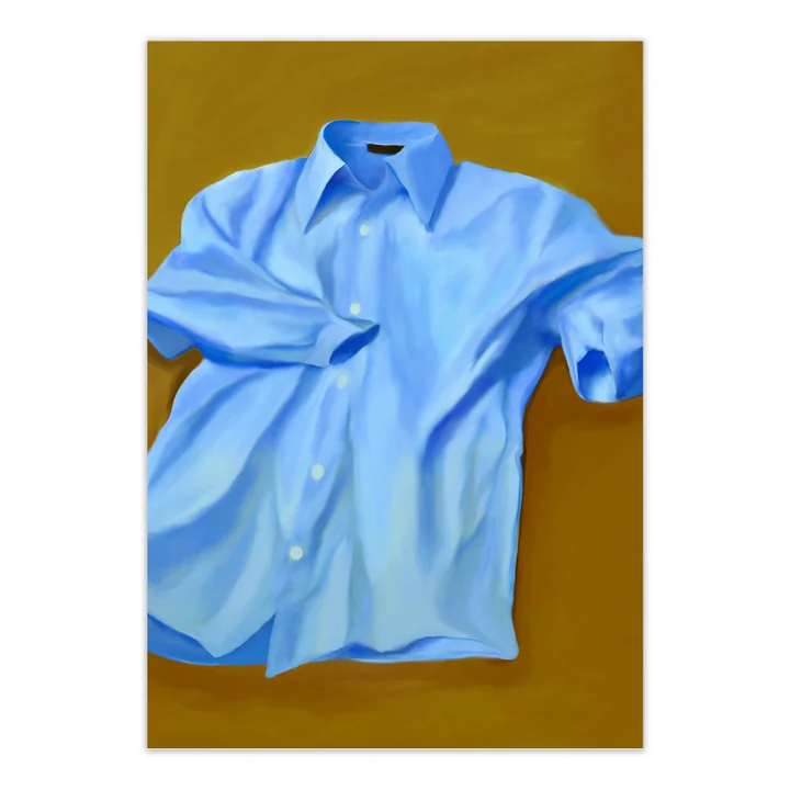 Paper Collective - Blue Shirt Poster , 70 x 100 cm