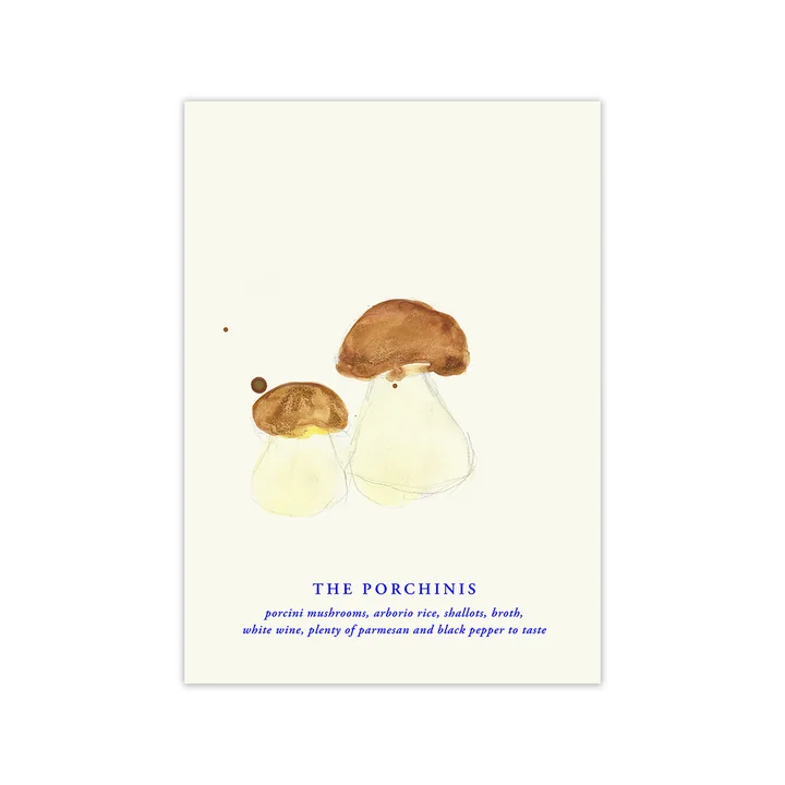 Paper Collective - De Porcini Poster, 50 x 70 cm
