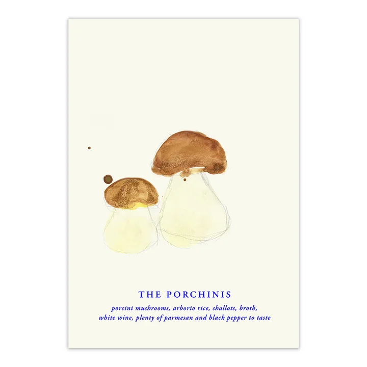 Paper Collective - De Porcini's Poster, 70 x 100 cm