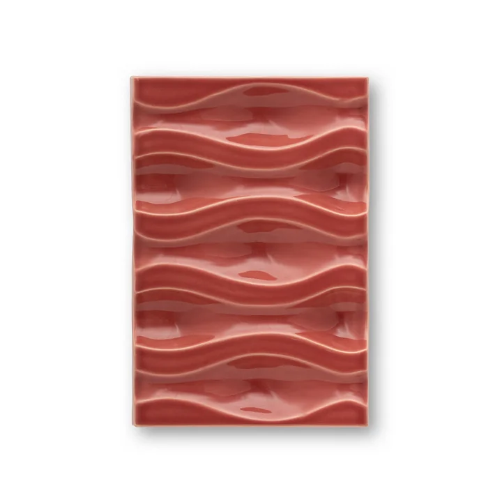 The Poster Club - Echo Relief 02 Wanddecoratie, rose red