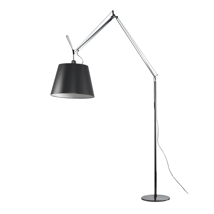 Artemide - Tolomeo Mega vloerlamp met dimmer, Ø 36 cm, zwart