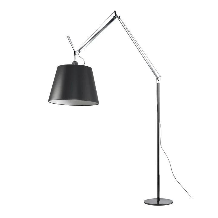 Artemide - Tolomeo Mega vloerlamp met dimmer, Ø 42 cm, zwart