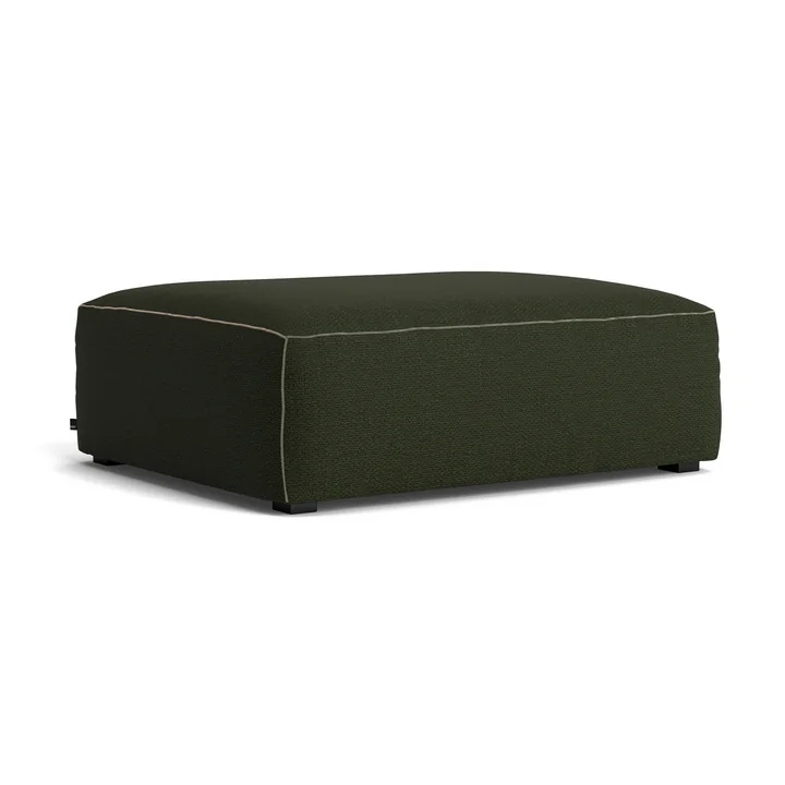 HAY - Mags Soft Ottoman S02 (S), donkergroen (Maglia) / naden: beige