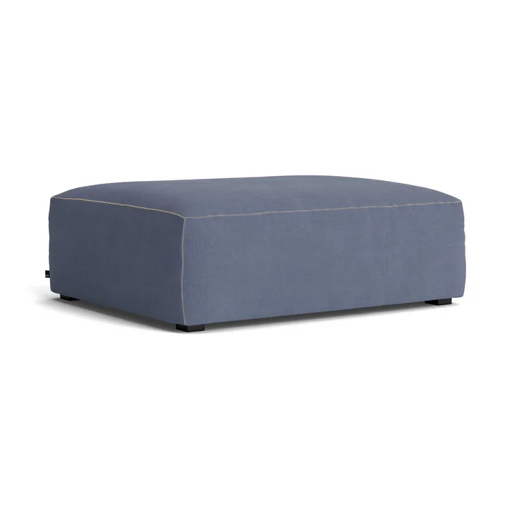 HAY - Mags Soft Ottoman S02 (S), blauw ( Linara 198) / naden: beige