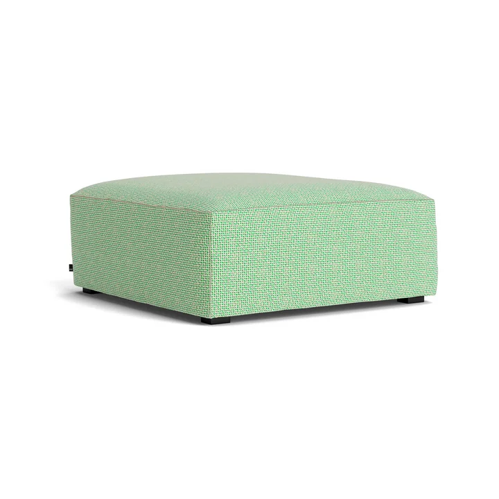 HAY - Mags Soft Ottoman S01 (XS), groen-wit (Tartaglia 989) / naden: beige
