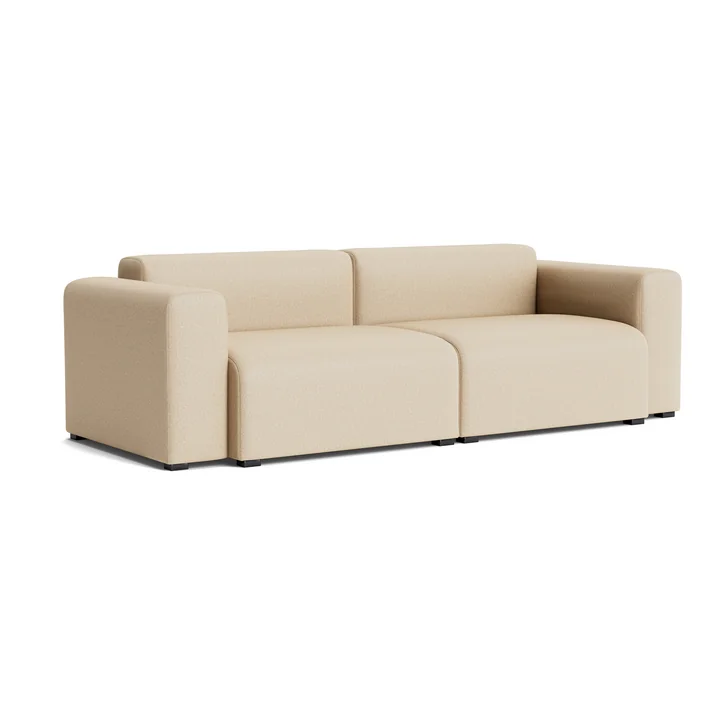 HAY - Mags Sofa 2,5 zits met lage armleuning, combinatie 1, beige ( Hallingdal 220)