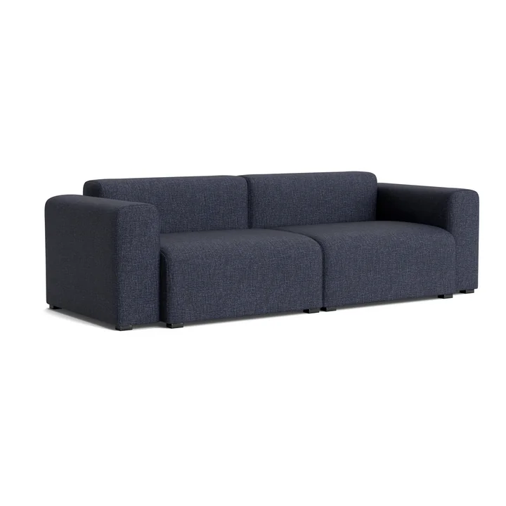 HAY - Mags Sofa 2,5 zits met lage armleuning, combinatie 1, donkergrijs ( Overlap 03)