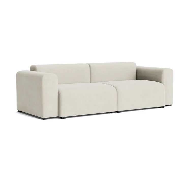 HAY - Mags Sofa 2,5-zits met lage armleuning, combinatie 1, crème ( Linara 440)