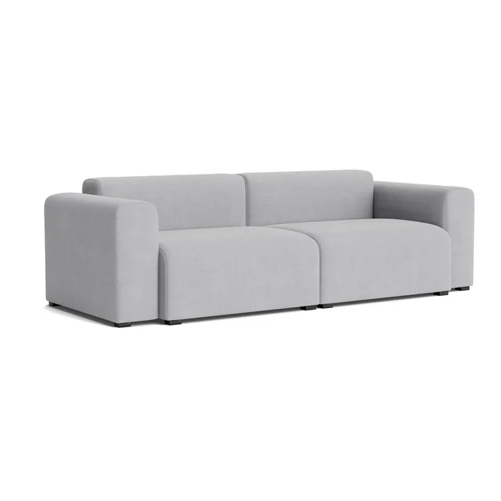 HAY - Mags Sofa 2,5 zits met lage armleuning, combinatie 1, lichtgrijs ( Linara 443)