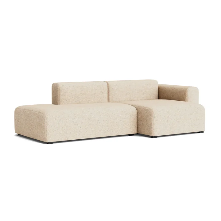 HAY - Mags Sofa 2,5 zits met lage armleuning rechts, combinatie 3, beige ( Bolgheri LGG60)