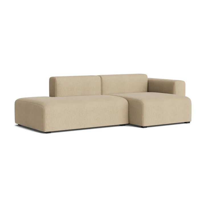 HAY - Mags Sofa 2,5 zits met lage armleuning rechts, combinatie 3, zand ( Turf )