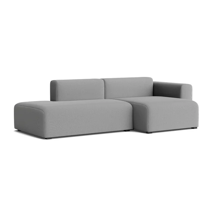 HAY - Mags Sofa 2,5 zits met lage armleuning rechts, combinatie 3, grijs ( Steelcut Trio 133)