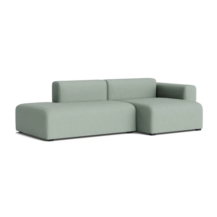 HAY - Mags Sofa 2,5 zits met lage armleuning rechts, combinatie 3, lichtgroen ( Metaphor 023)