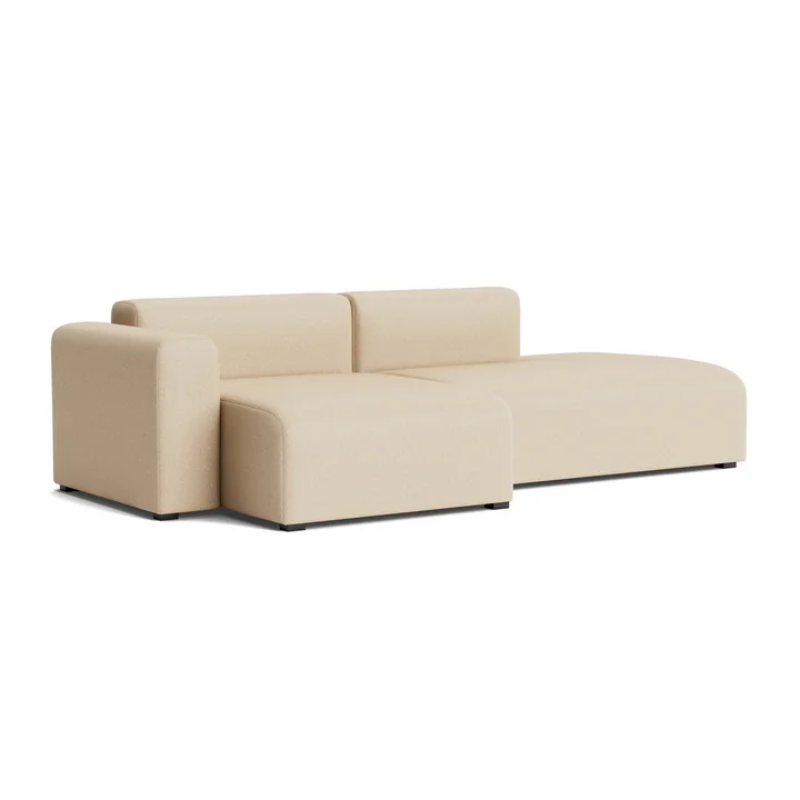 HAY - Mags Sofa 2,5 zits met lage armleuning links, combinatie 3, beige ( Hallingdal 220)