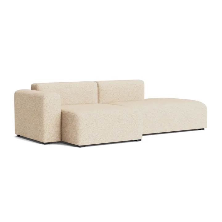 HAY - Mags Sofa 2,5 zits met lage armleuning links, combinatie 3, beige ( Bolgheri LGG60)