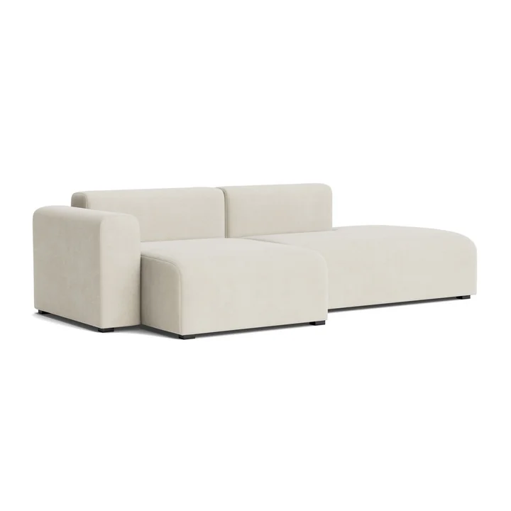 HAY - Mags Sofa 2,5 zits met lage armleuning links, combinatie 3, crème ( Linara 440)