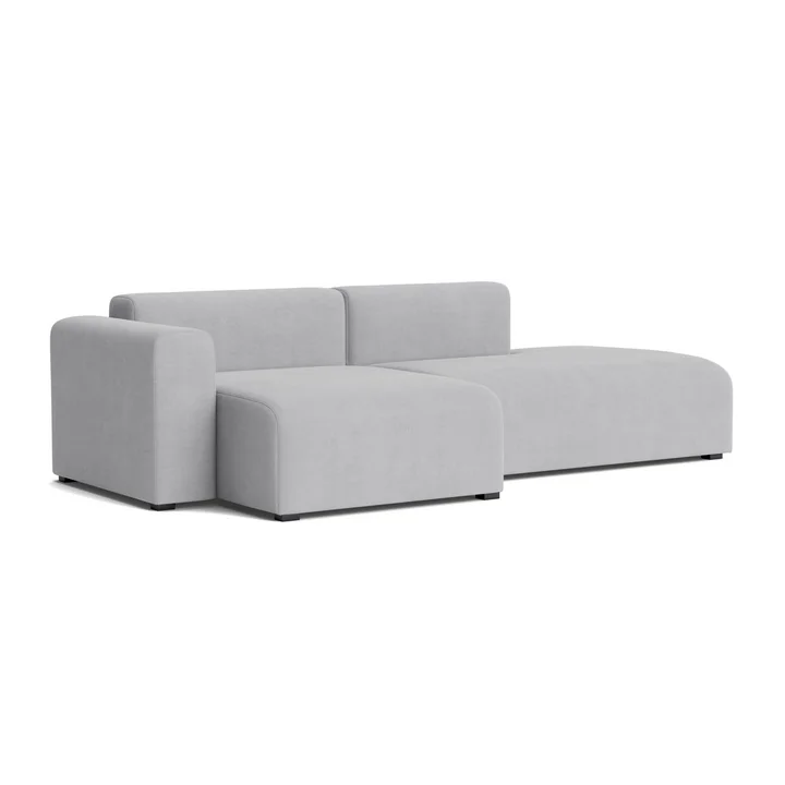 HAY - Mags Sofa 2,5 zits met lage armleuning links, combinatie 3, lichtgrijs ( Linara 443)
