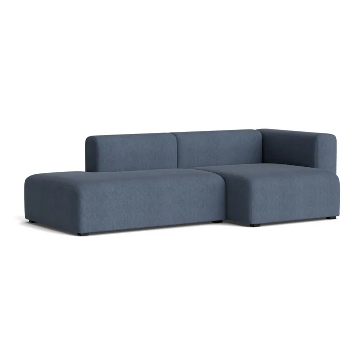 HAY - Mags Sofa 2,5 zits, combinatie 3, armsteun rechts / blue grey ( Turf )