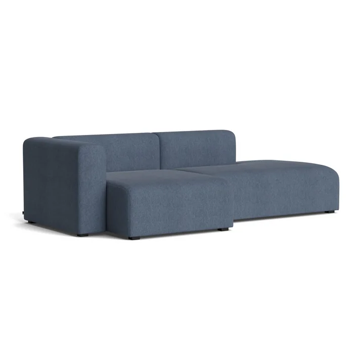 HAY - Mags Sofa 2,5 zits, combinatie 3, armsteun links / blue grey ( Turf )