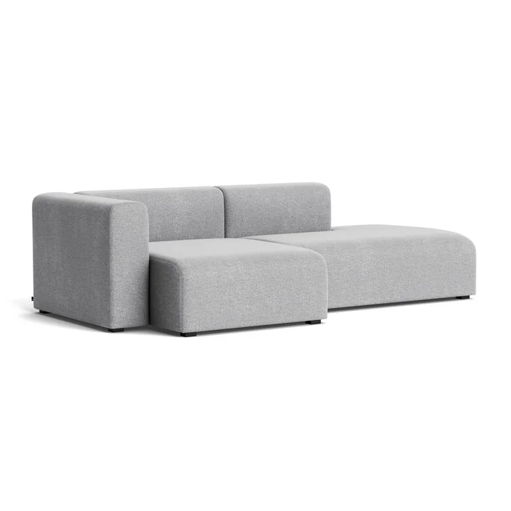 HAY - Mags Sofa 2,5 zits, combinatie 3, armsteun links / lichtgrijs ( Hallingdal 130)