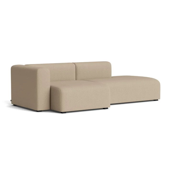 HAY - Mags Sofa 2,5 zits, combinatie 3, armleuning links / warm grijs (Maglia)