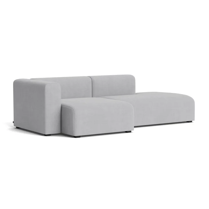 HAY - Mags Sofa 2,5 zits, combinatie 3, armsteun links / lichtgrijs ( Linara 443)