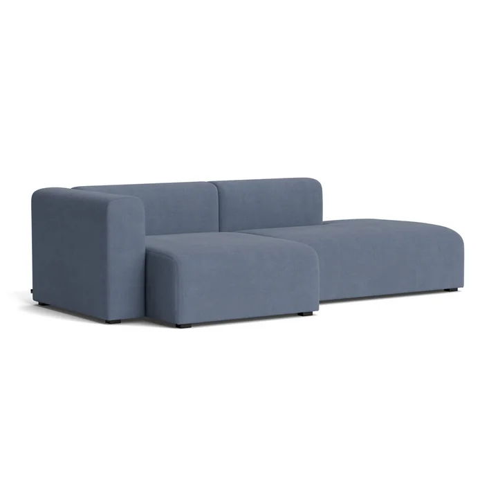 HAY - Mags Sofa 2,5 zits, combinatie 3, armsteun links / blauw ( Linara 198)
