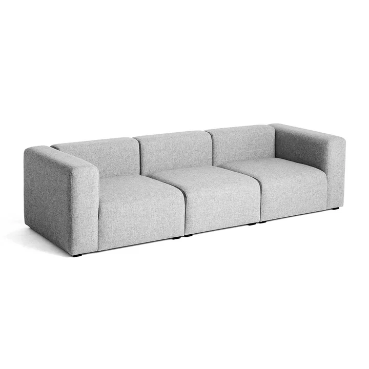 HAY - Mags Sofa 3-zits, combinatie 1, lichtgrijs ( Hallingdal 130)