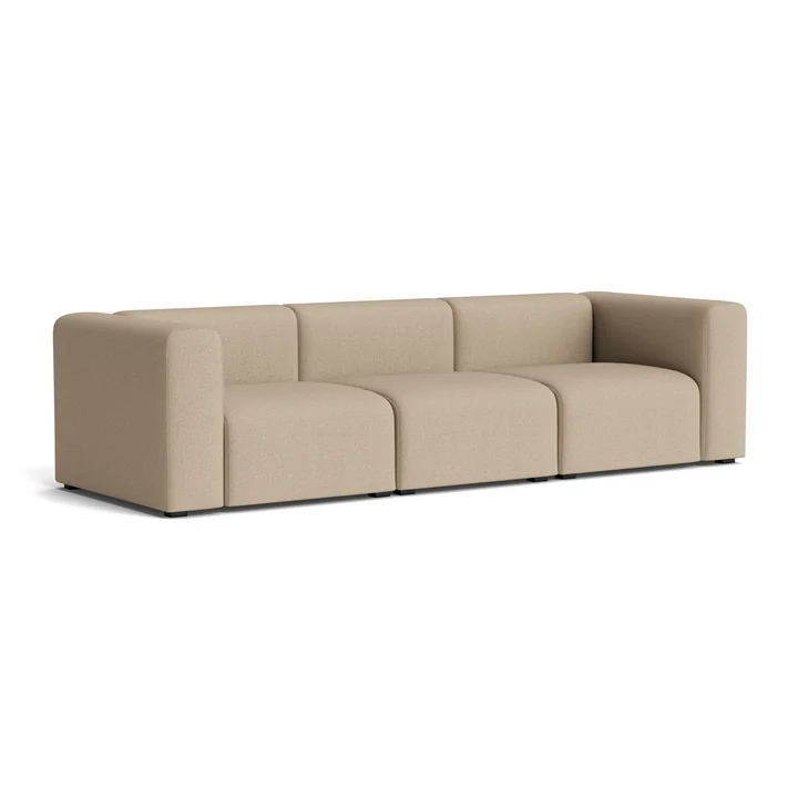 HAY - Mags Sofa 3-zits, combinatie 1, warm grijs ( Maglia )