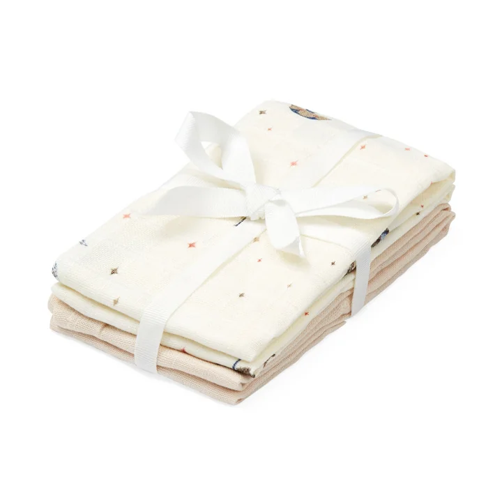 Cam Cam Copenhagen - Washandje, carrousel (set van 4)