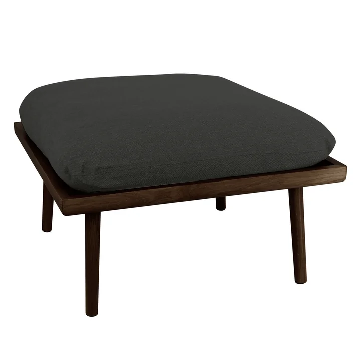 Umage - Lounge Around Shuffle Poef, donker eiken / schaduw